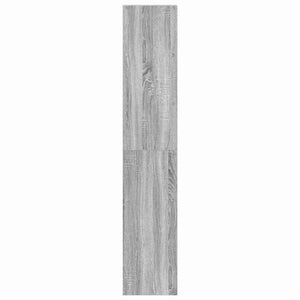 Βιβλιοθήκες 2 τεμ. Στοιβαζόμενα Γκρι Sonoma 30x30x80 εκ.