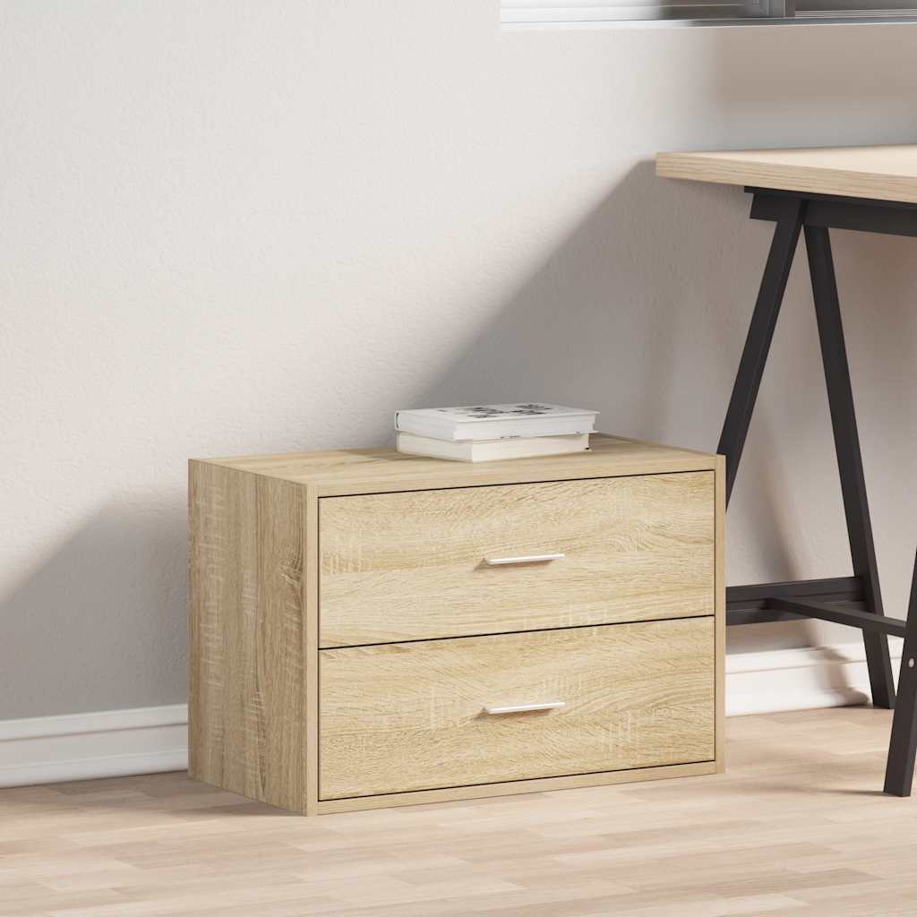 Ντουλάπι με 2 συρτάρια Sonoma Δρυς 60x31x40 εκ. από Επεξ. Ξύλο - Pakobazaar