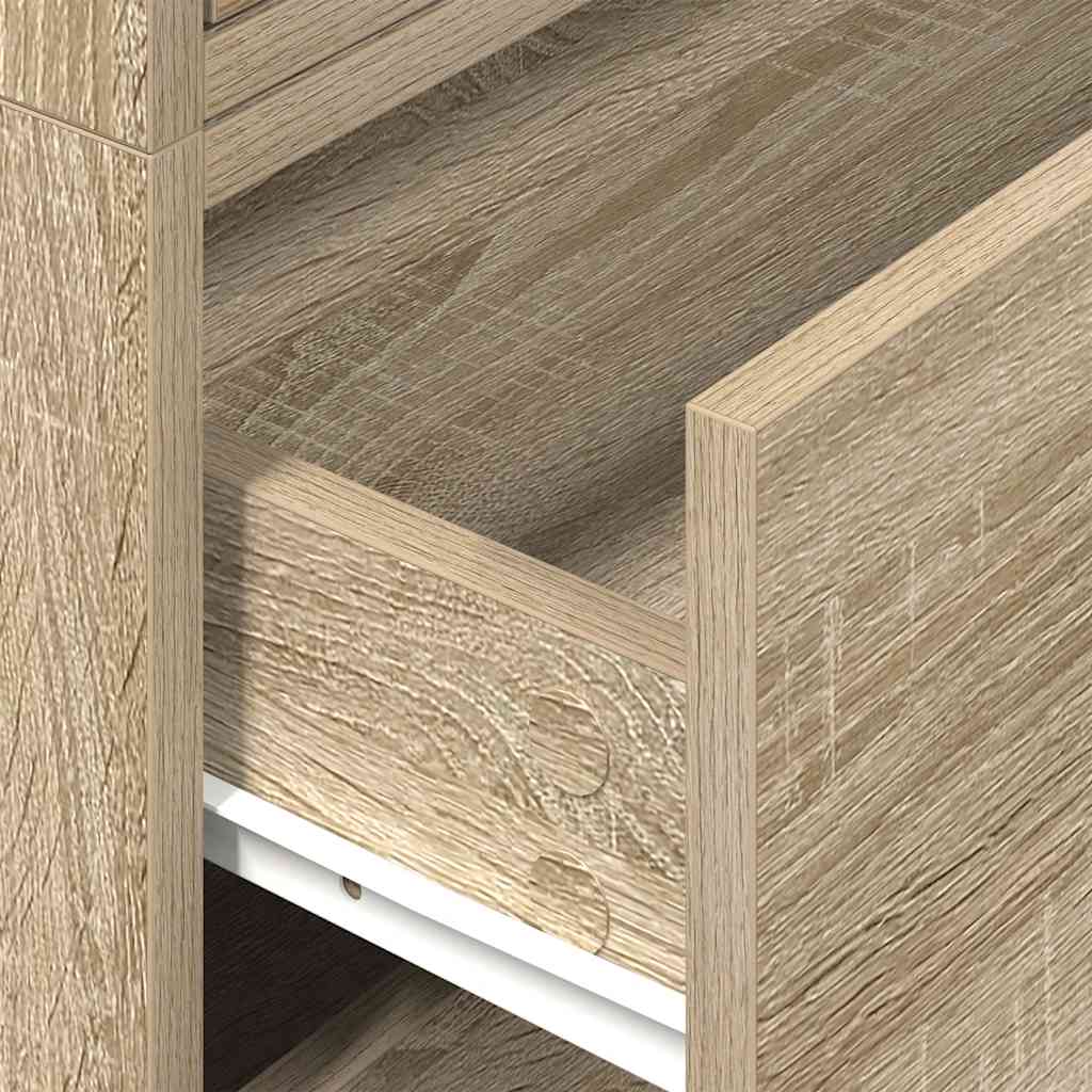 Ντουλάπια με 2 συρτάρια 2 τεμ. Sonoma Δρυς 60x31x40 εκ. - Pakobazaar