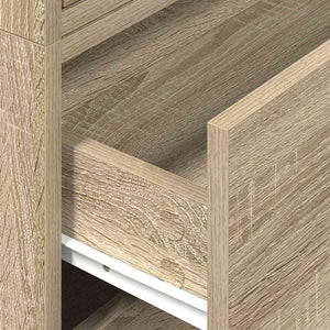 Ντουλάπια με 2 συρτάρια 2 τεμ. Sonoma Δρυς 60x31x40 εκ. - Pakobazaar