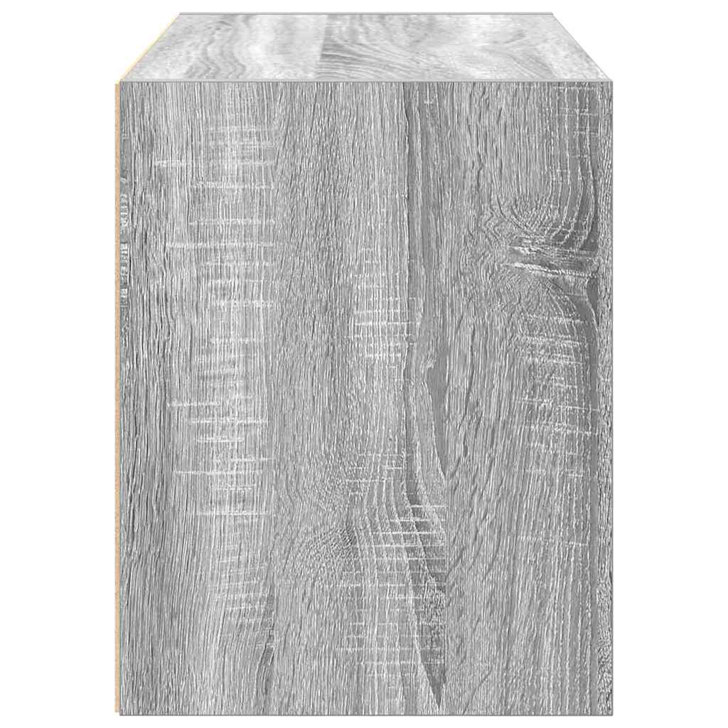 Ντουλάπι με 2 συρτάρια Γκρι Sonoma 60x31x40 εκ. από Επεξ. Ξύλο