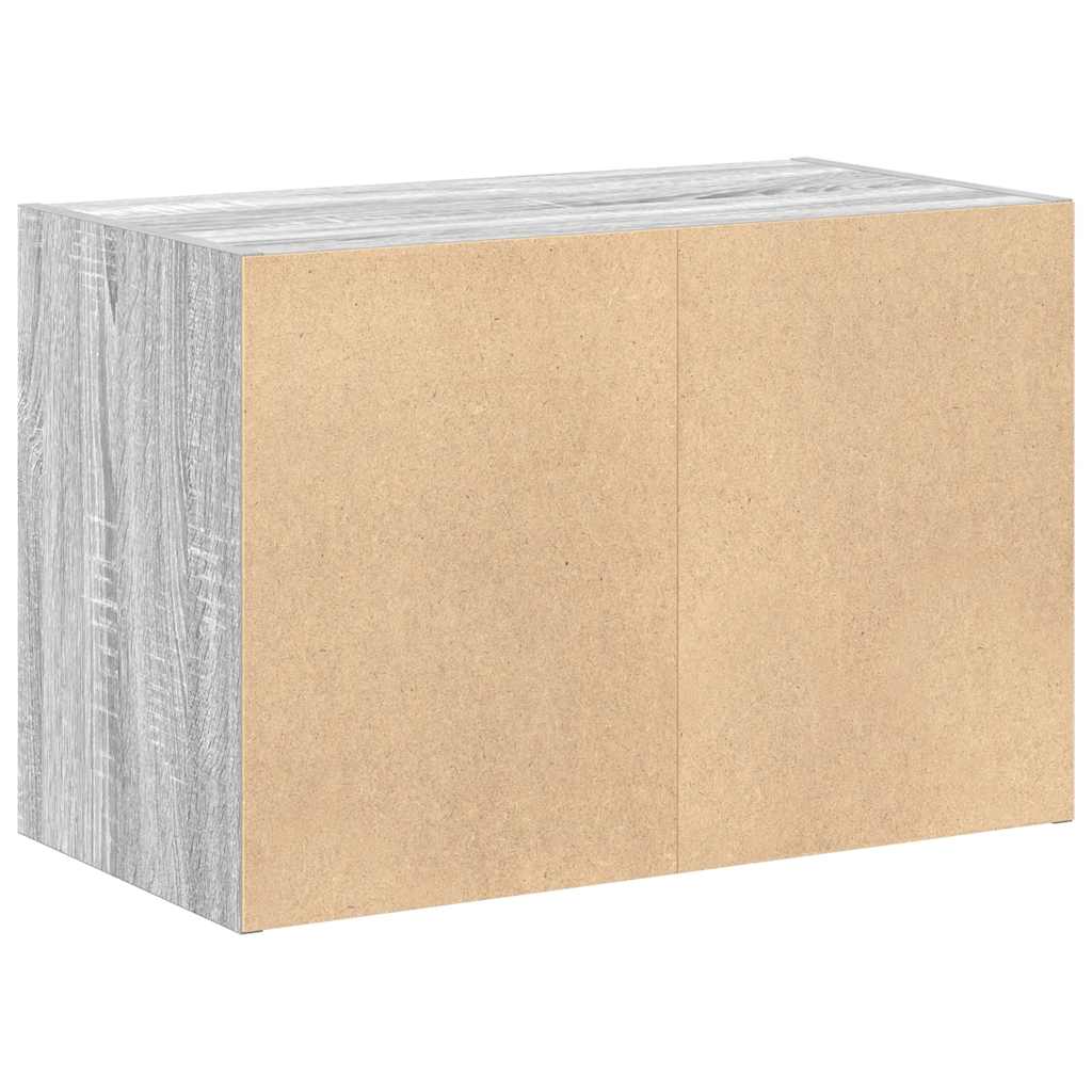 Ντουλάπι με 2 συρτάρια Γκρι Sonoma 60x31x40 εκ. από Επεξ. Ξύλο
