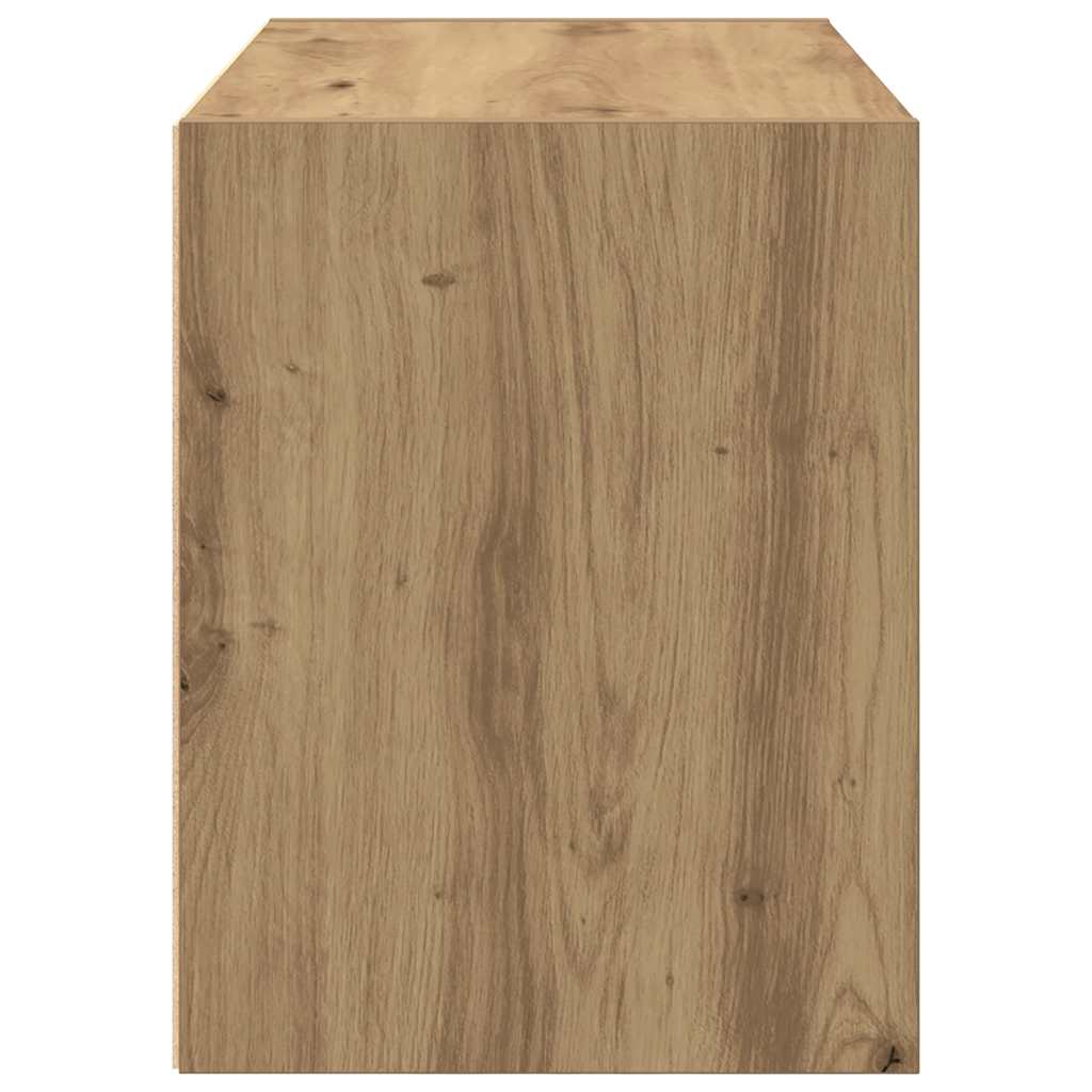 Ντουλάπι με 2 συρτάρια Αρτισιανή Δρυς 60x31x40 εκ. Επεξ. Ξύλο - Pakobazaar
