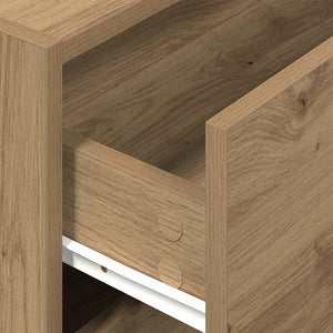 Ντουλάπι με 2 συρτάρια Αρτισιανή Δρυς 60x31x40 εκ. Επεξ. Ξύλο - Pakobazaar
