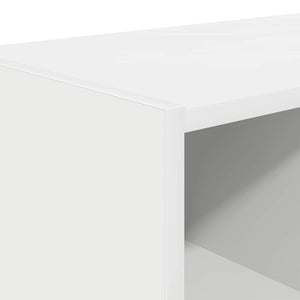 Ράφι παπουτσιών στοιβαζόμενο λευκό 89,5x30x40 cm