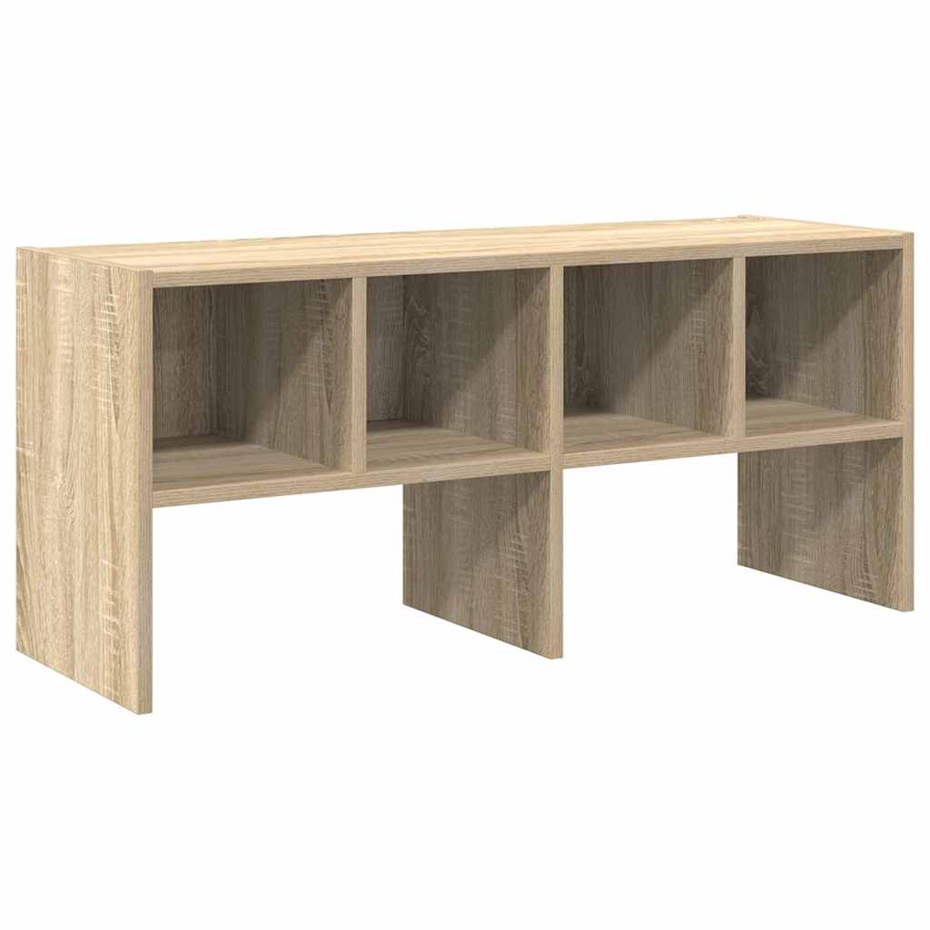 Ράφι παπουτσιών στοιβαζόμενο Sonoma Oak 89,5x30x40 cm