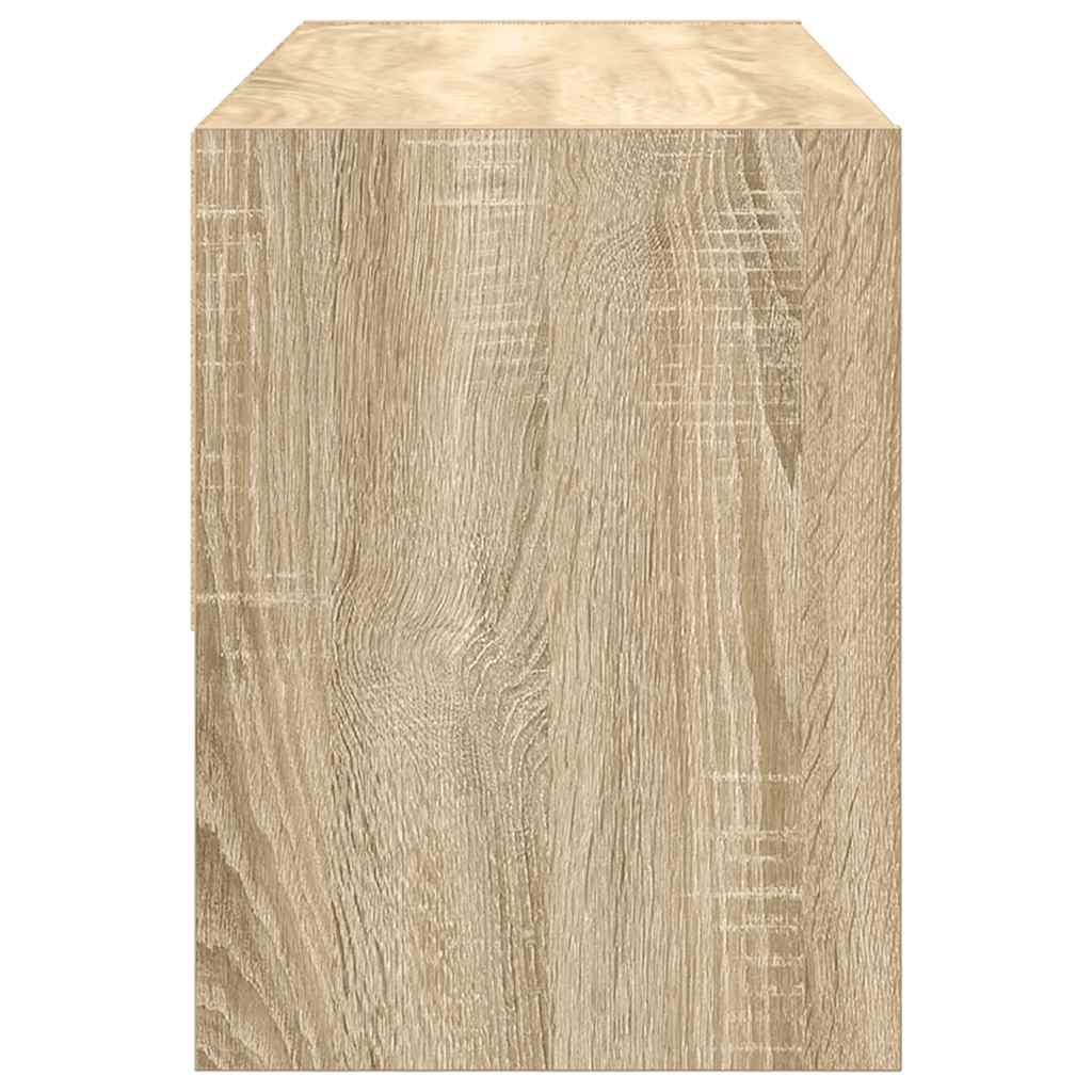 Ράφι παπουτσιών στοιβαζόμενο Sonoma Oak 89,5x30x40 cm