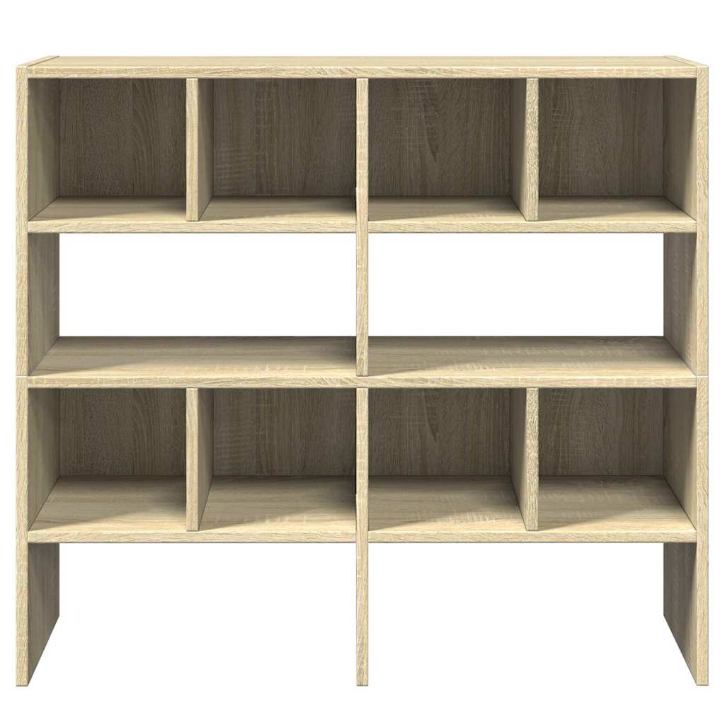 Ράφια παπουτσιών 2 τμχ στοιβαζόμενα Sonoma Oak 89,5x30x40 cm