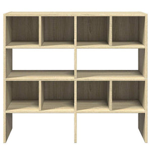 Ράφια παπουτσιών 2 τμχ στοιβαζόμενα Sonoma Oak 89,5x30x40 cm
