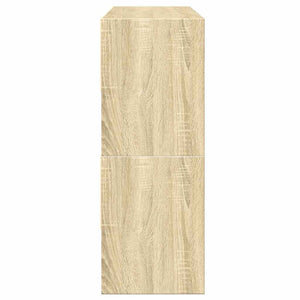 Ράφια παπουτσιών 2 τμχ στοιβαζόμενα Sonoma Oak 89,5x30x40 cm