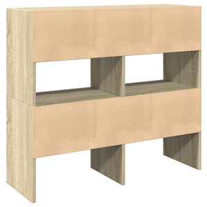 Ράφια παπουτσιών 2 τμχ στοιβαζόμενα Sonoma Oak 89,5x30x40 cm