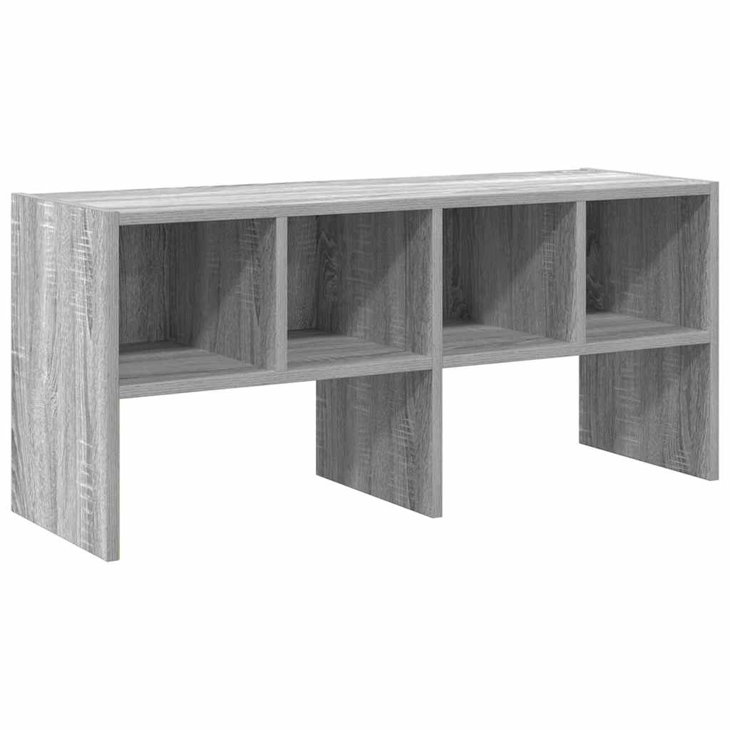 Ράφι παπουτσιών στοιβαζόμενο γκρι Sonoma 89,5x30x40 cm