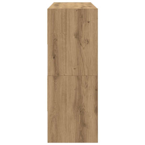 Ράφια παπουτσιών 2 τμχ στοιβαζόμενα Artisan Oak 89,5x30x40 cm