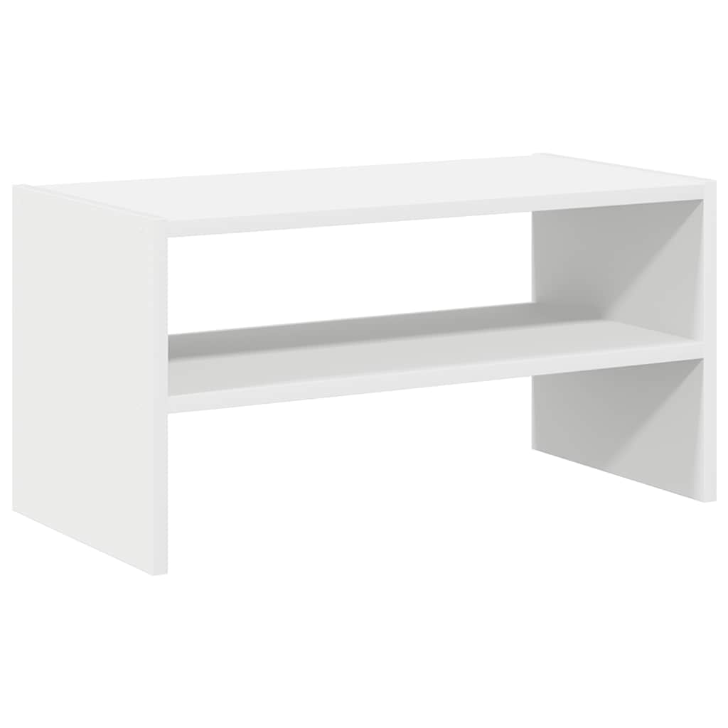 Ράφι παπουτσιών στοιβαζόμενο λευκό 60x30x30,5 cm - Pakobazaar