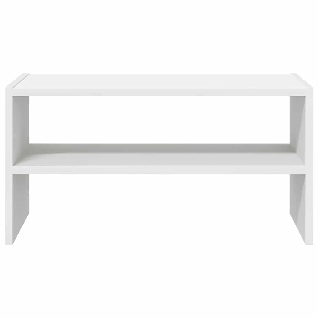 Ράφι παπουτσιών στοιβαζόμενο λευκό 60x30x30,5 cm - Pakobazaar