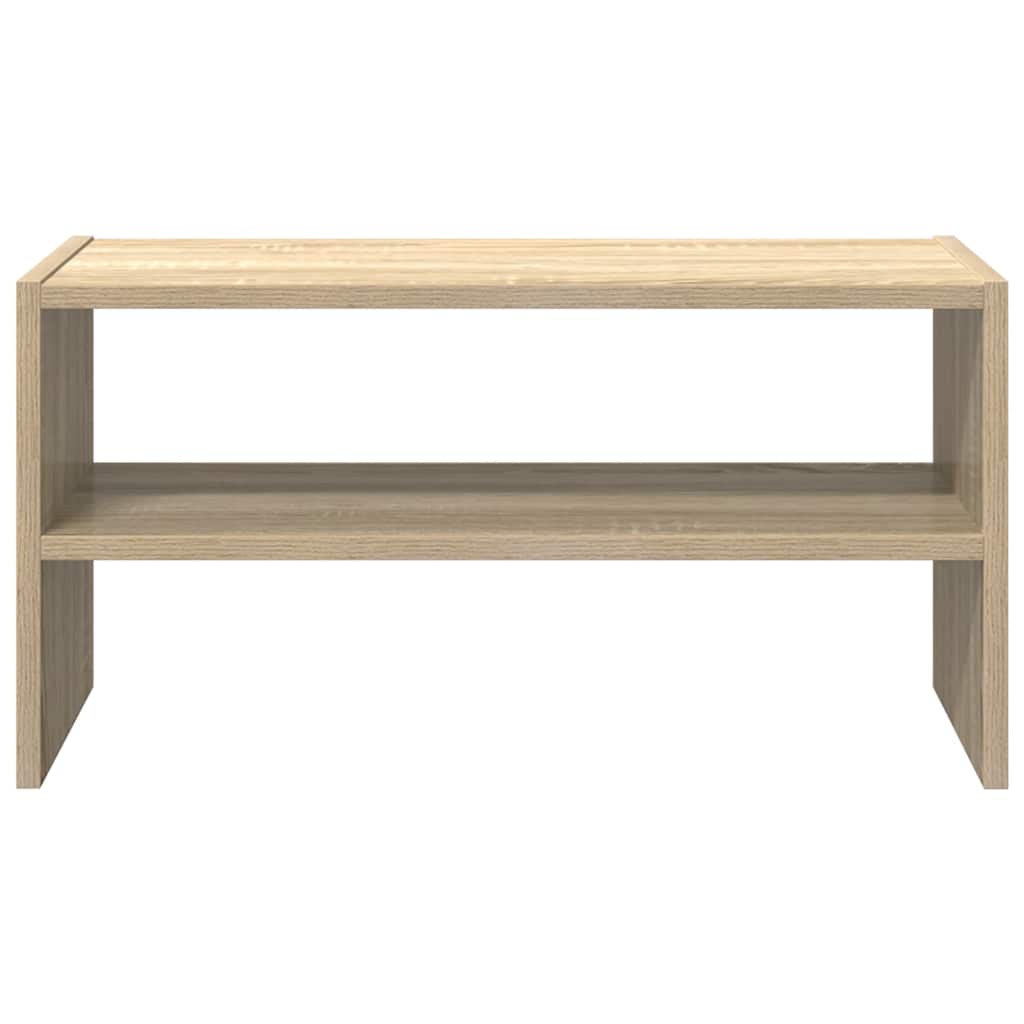 Ράφι παπουτσιών στοιβαζόμενο Sonoma Oak 60x30x30,5 cm - Pakobazaar