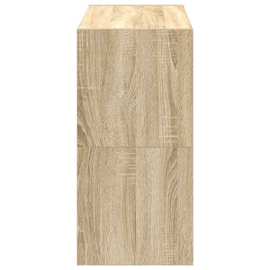 Ράφια παπουτσιών 2 τμχ στοιβαζόμενα Sonoma Oak 60x30x30,5 cm - Pakobazaar