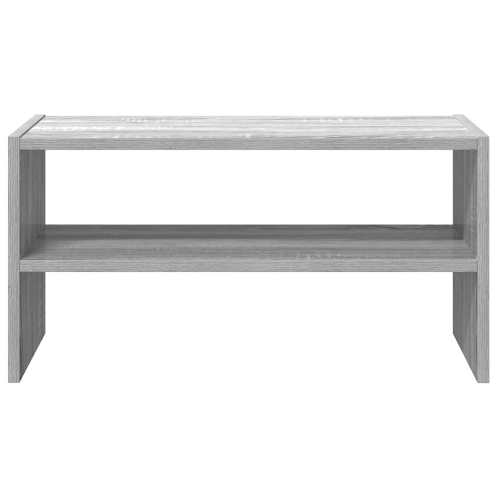 Ράφι παπουτσιών στοιβαζόμενο γκρι Sonoma 60x30x30,5 cm