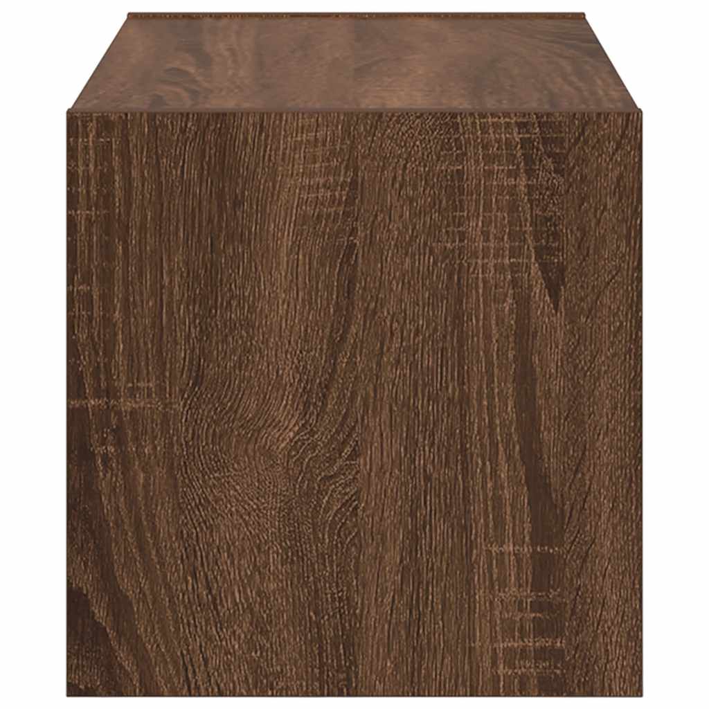 Ράφι παπουτσιών στοιβαζόμενο καφέ δρυς 60x30x30,5 cm