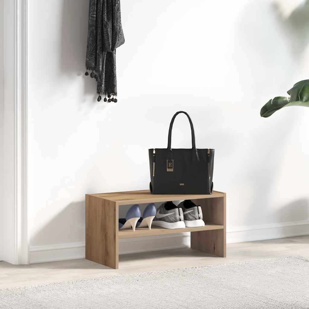 Ράφι παπουτσιών στοιβαζόμενο Artisan Oak 60x30x30,5 cm - Pakobazaar