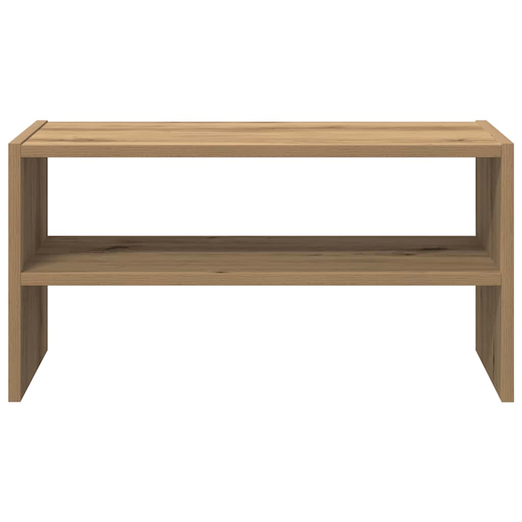 Ράφι παπουτσιών στοιβαζόμενο Artisan Oak 60x30x30,5 cm - Pakobazaar