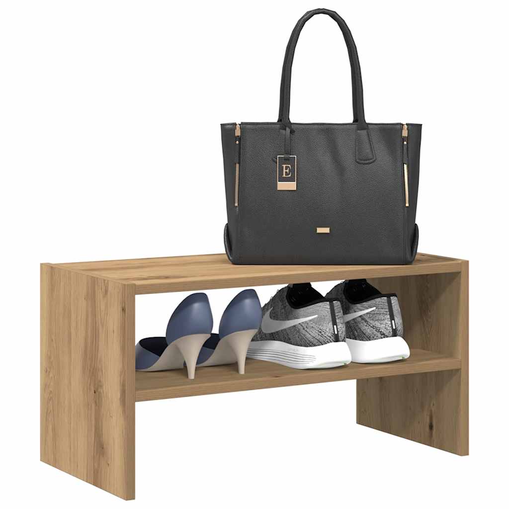 Ράφι παπουτσιών στοιβαζόμενο Artisan Oak 60x30x30,5 cm - Pakobazaar