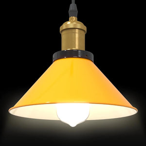 Κρεμαστό φωτιστικό ρυθμιζόμενου ύψους E27 Ø 22 cm Μεταλλικό - Pakobazaar
