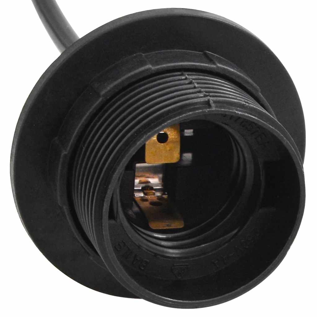 Κρεμαστό φωτιστικό με 5 λαμπτήρες E27 Μαύρο μέταλλο - Pakobazaar