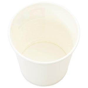 Χάρτινα κύπελλα καφέ 1000 τεμάχια 4oz 100ml Λευκό