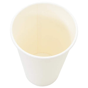 Χάρτινα κύπελλα καφέ 1000 τεμάχια 16oz 400ml Λευκό - Pakobazaar