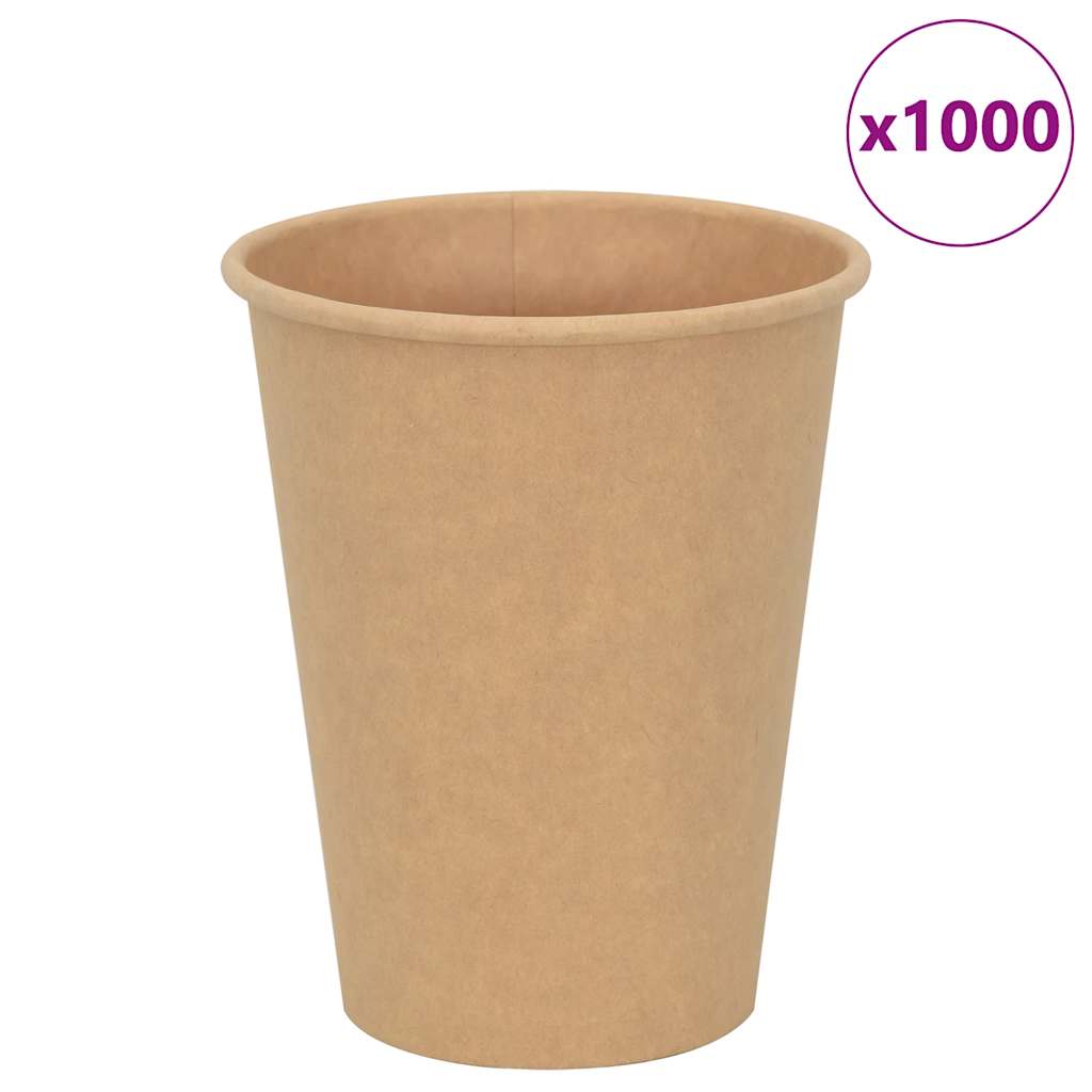 Χάρτινα κύπελλα καφέ 1000 τεμάχια 12oz 300ml καφέ - Pakobazaar