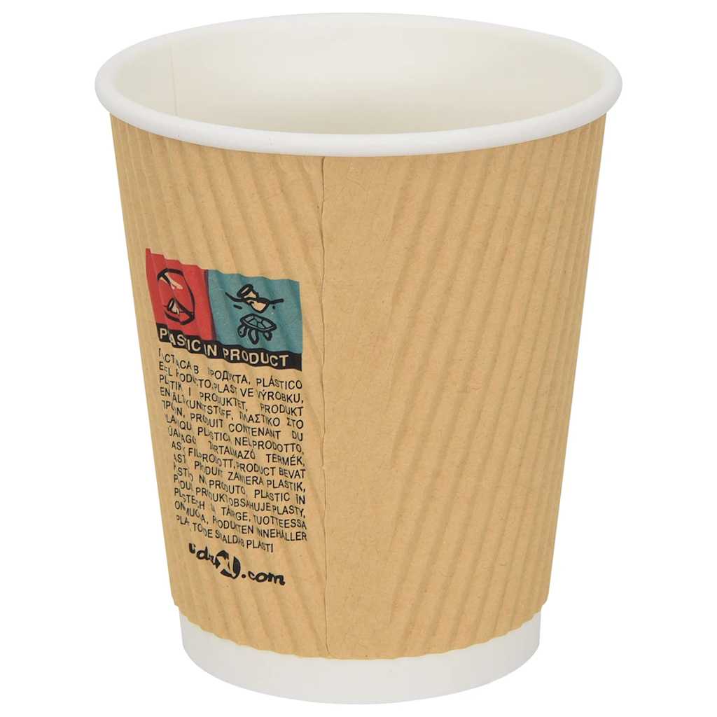 Χάρτινα ποτήρια καφέ 500 τεμάχια 8oz 200ml καφέ - Pakobazaar