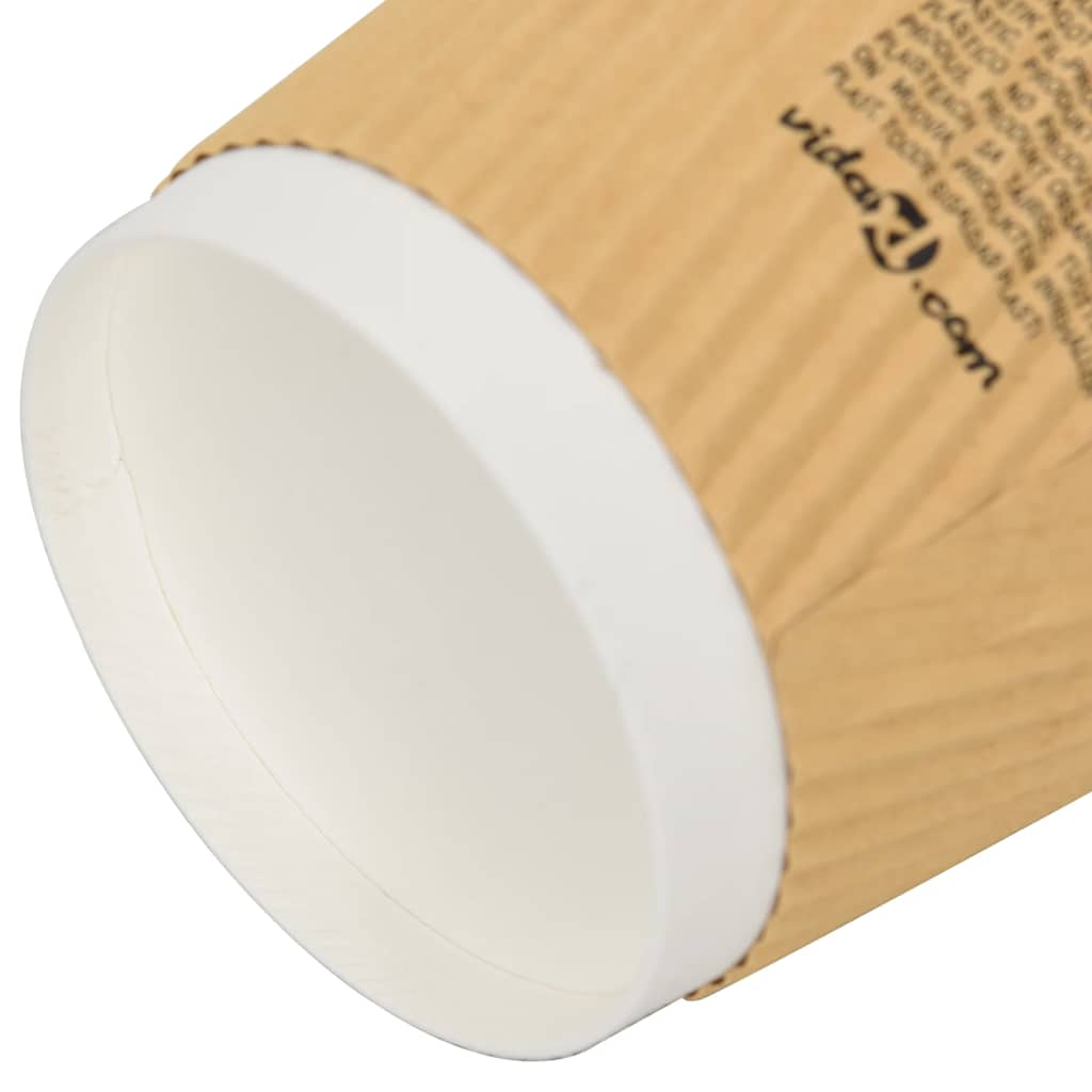 Χάρτινα ποτήρια καφέ 500 τεμάχια 12oz 300ml καφέ - Pakobazaar