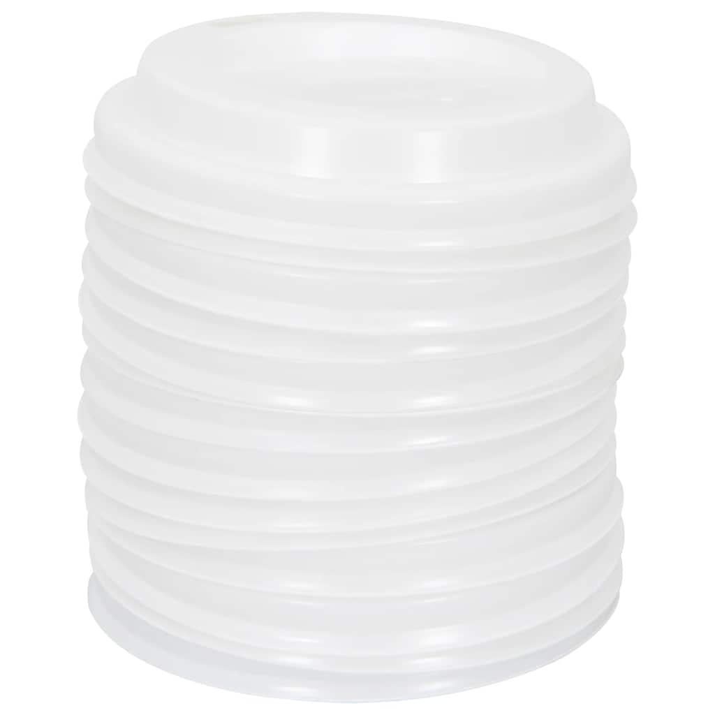 Χάρτινα καπάκια καφέ Ø60 mm 4oz 1000 τεμάχια Λευκό πλαστικό - Pakobazaar