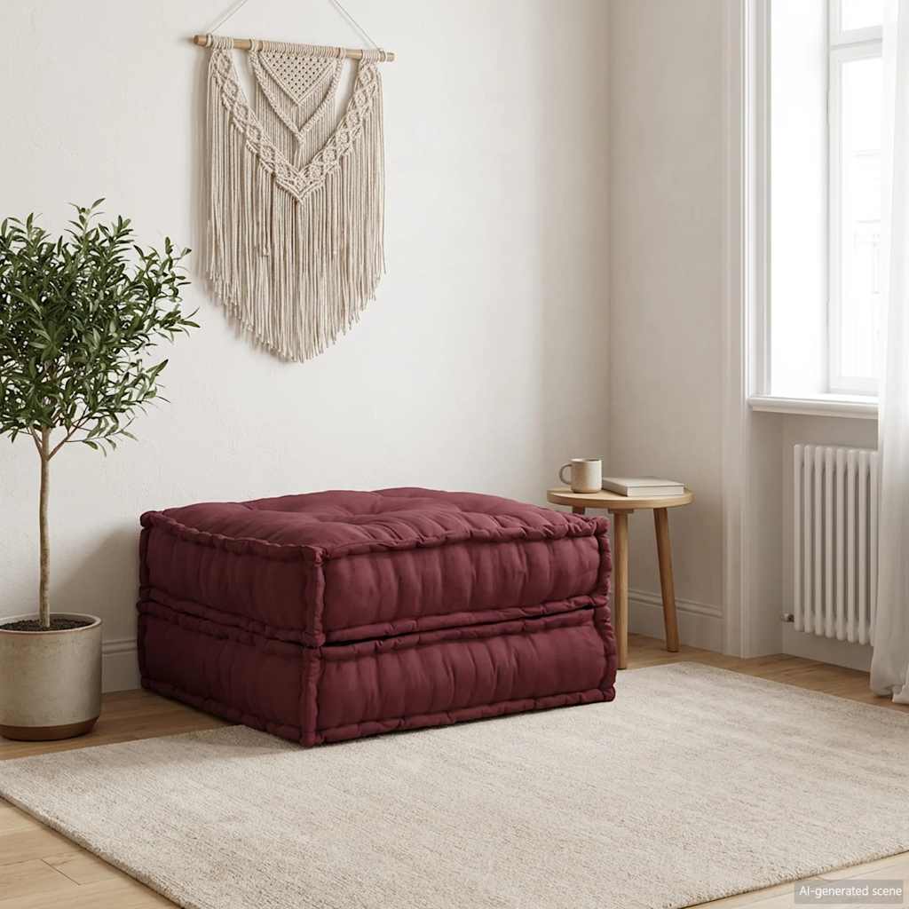 Μοντέρνο Καναπέ Σετ Καφέ 70x70x36 Ύφασμα - Pakobazaar