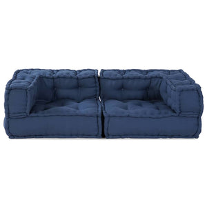 Μονάδα Μοντέρνου Καναπέ 3 pcs Ινδικο 140 x 70 x 36 εκ Ύφασμα - Pakobazaar