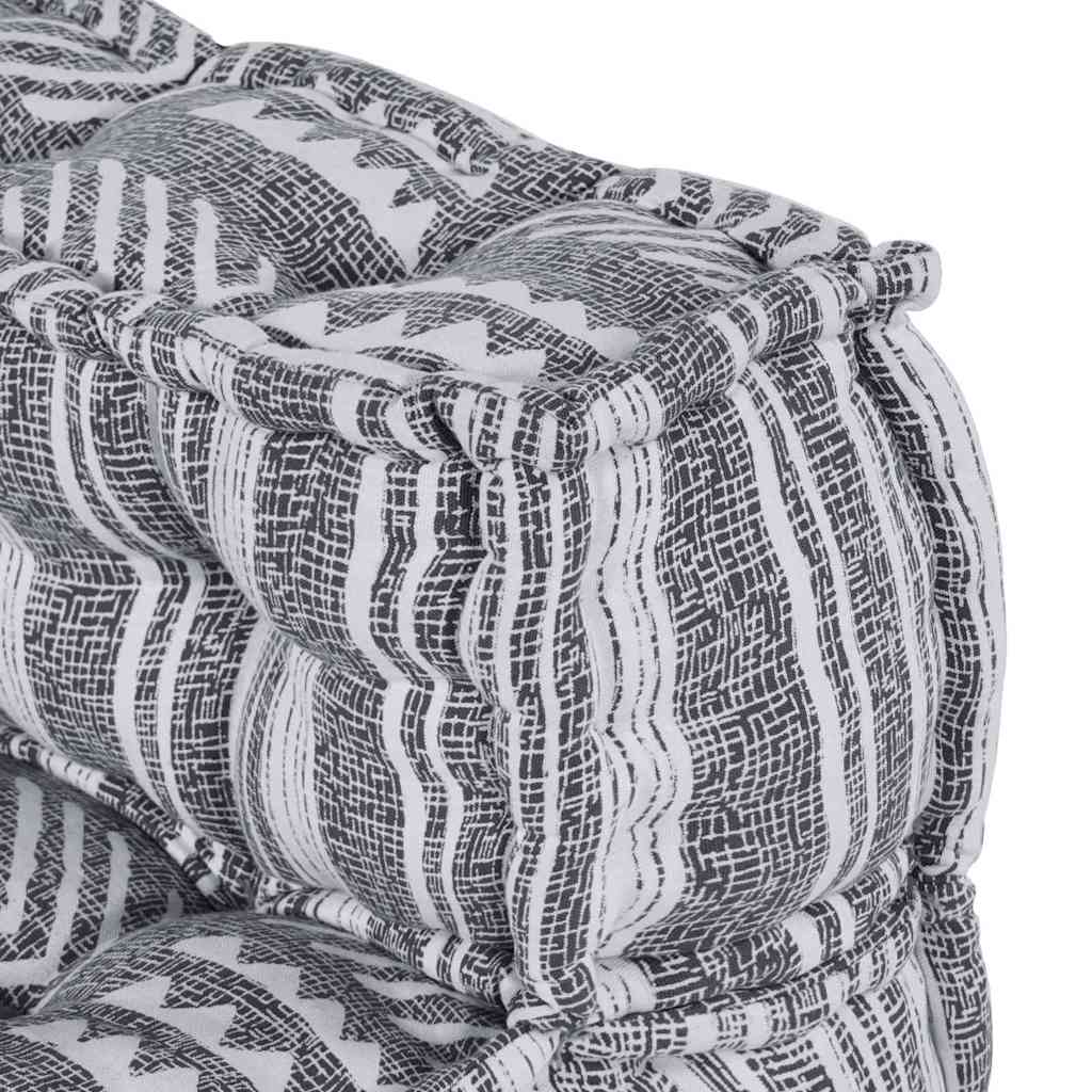 Αρθρωτός Καναπές Εκτύπωση Γκρι 70 x 70 x 56 εκ ύφασμα - Pakobazaar