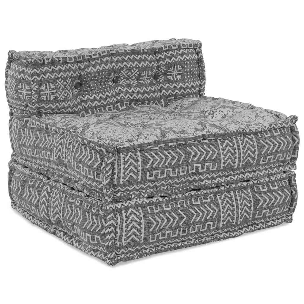 Αρθρωτός Καναπές Ανοιχτό γκρι 70 x 70 x 56 εκ ύφασμα - Pakobazaar