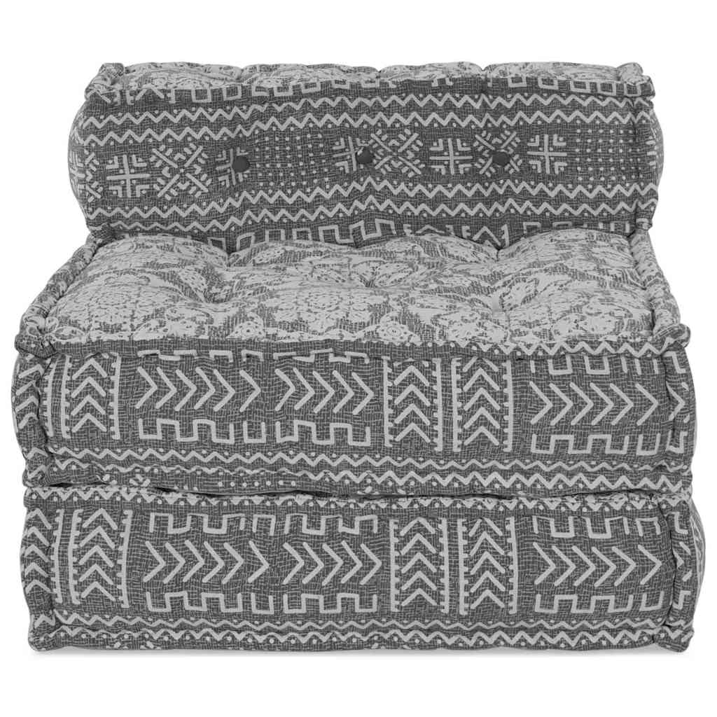 Αρθρωτός Καναπές Ανοιχτό γκρι 70 x 70 x 56 εκ ύφασμα - Pakobazaar