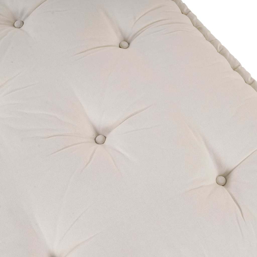 Αρθρωτός Καναπές Κρεμ 120 x 80 x 12 cm ύφασμα - Pakobazaar