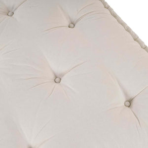 Μαξιλάρι για καναπέ παλέτας Κρεμ 120 x 80 x 12 cm Ύφασμα - Pakobazaar