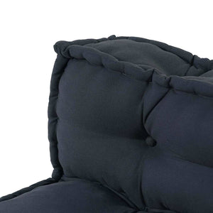 Αρθρωτός Καναπές 2 pcs Ανθρακί 120 x 80 x 38 εκ. ύφασμα - Pakobazaar