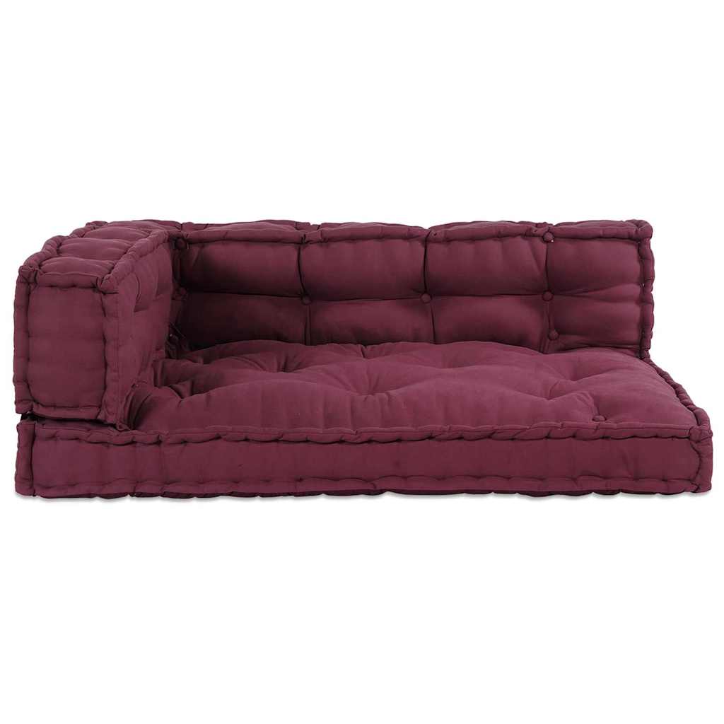 Μαξιλάρι για καναπέ παλέτας 3 pcs Καφετί 120 x 80 x 38 εκ. - Pakobazaar