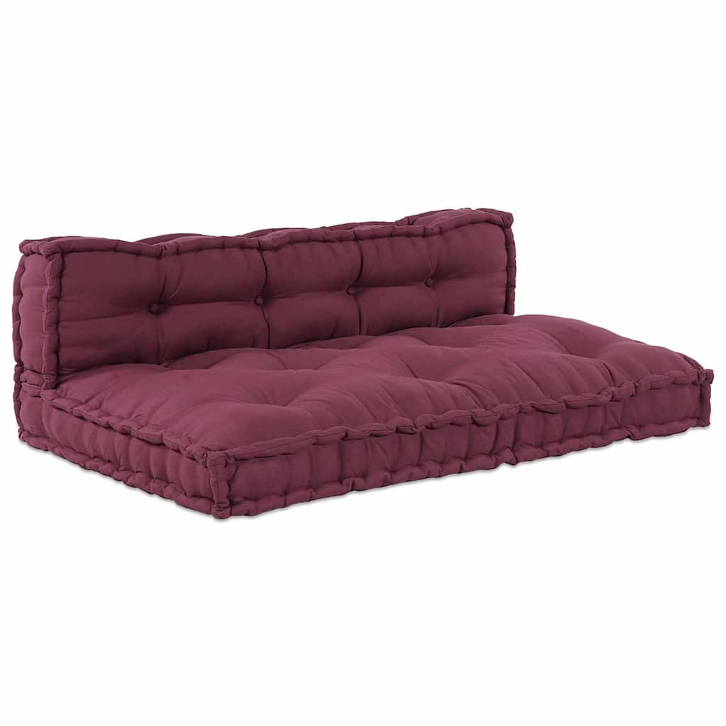 Αρθρωτός Καναπές 2 pcs Καφετί 120 x 80 x 38 εκ. ύφασμα - Pakobazaar