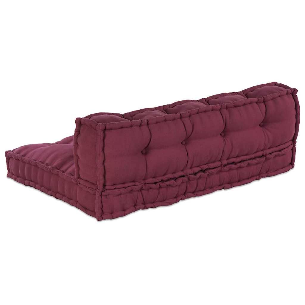 Αρθρωτός Καναπές 2 pcs Καφετί 120 x 80 x 38 εκ. ύφασμα - Pakobazaar