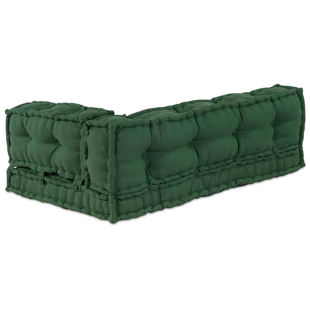 Μαξιλάρι για καναπέ παλέτας 3 pcs Πράσινο 120 x 80 x 38 εκ. - Pakobazaar