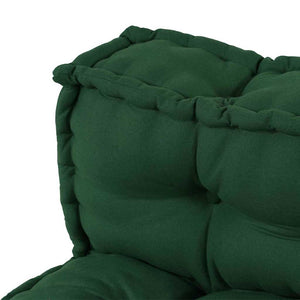 Αρθρωτός Καναπές 2 pcs Πράσινο 120 x 80 x 38 εκ. ύφασμα - Pakobazaar