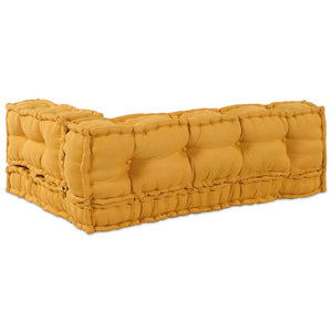 Μαξιλάρι για καναπέ παλέτας 3 pcs Κίτρινο 120 x 80 x 38 εκ. - Pakobazaar