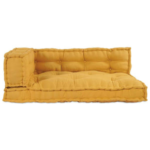 Μαξιλάρι για καναπέ παλέτας 3 pcs Κίτρινο 120 x 80 x 38 εκ. - Pakobazaar