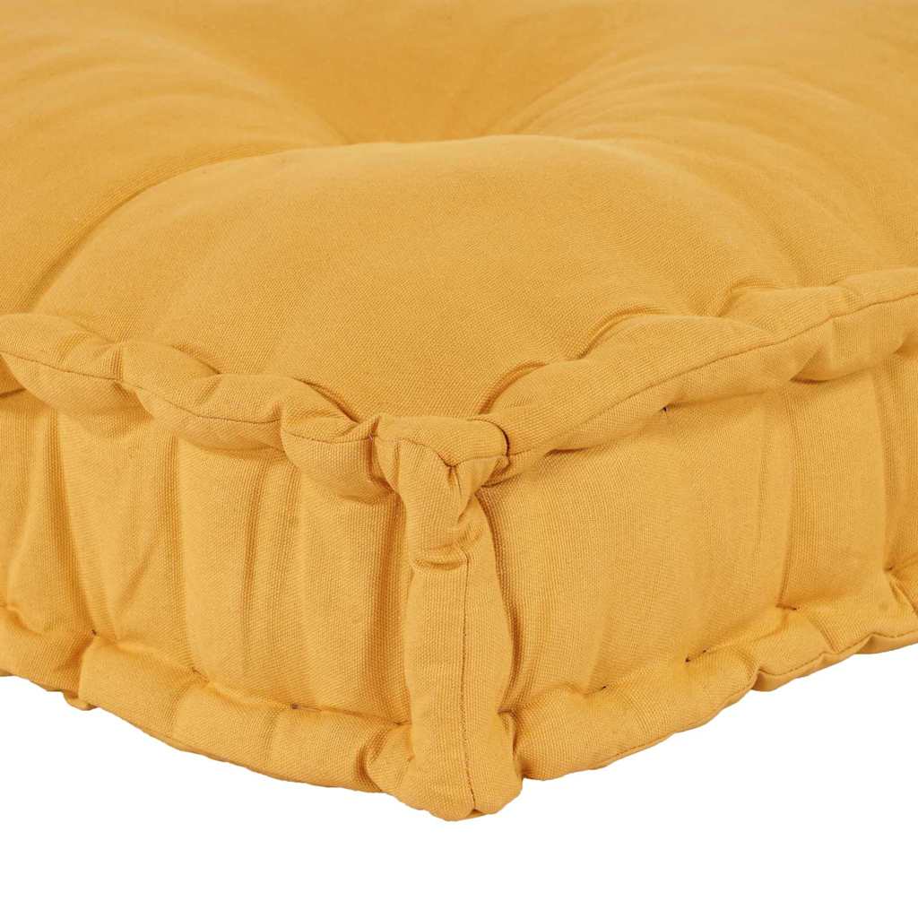 Μαξιλάρι για καναπέ παλέτας Κίτρινο 120 x 80 x 12 cm Ύφασμα - Pakobazaar